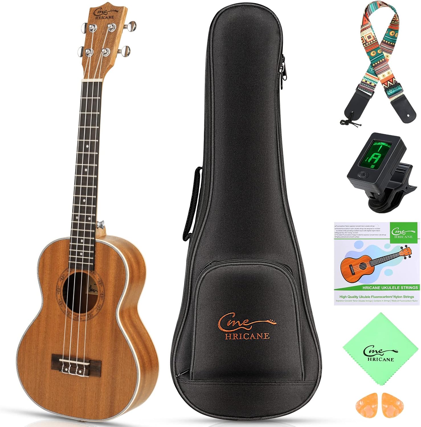Best Hricane Concert Ukulele, Special 23 Inch UKS-2 Ukulele, High-Quality 4 Stri...