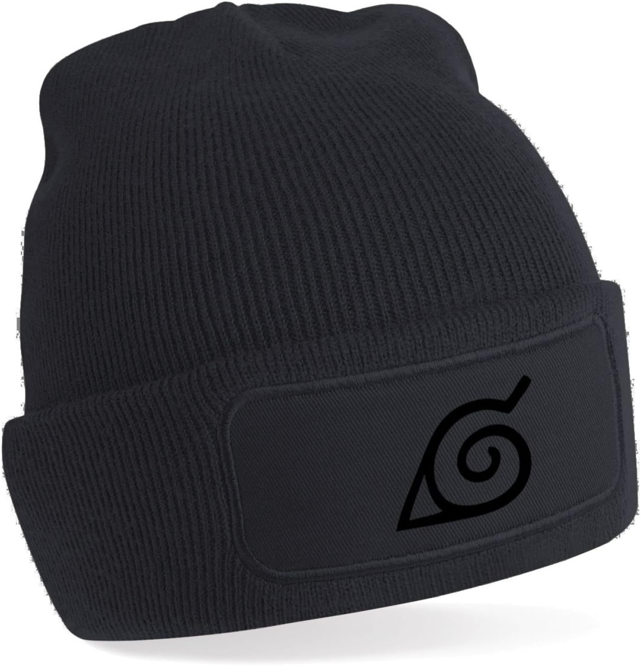 Best Konoha Leaf Beanie, Special Black Beanie, Unique Anime Accessory, Affordabl...