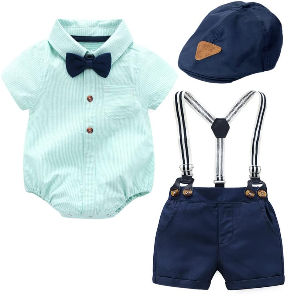 Best Balipig Baby Boys Gentleman Outfit, Special 3PCS Gentleman Suit for Kids, U...