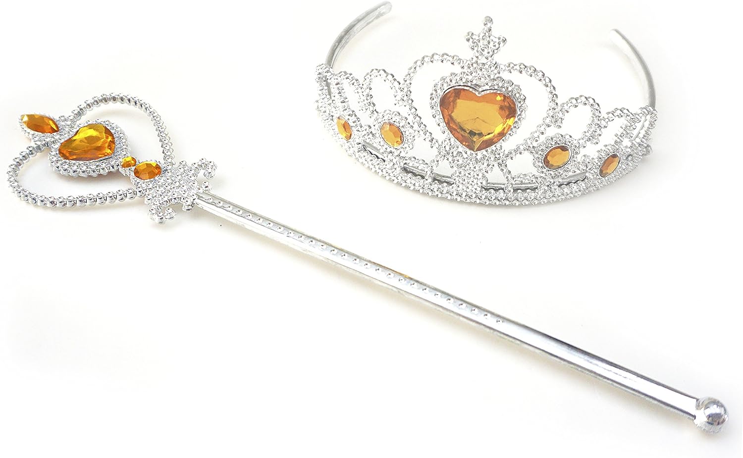 Best Kuzhi Frozen Elsa Crown, Special Tiara and Wand Set for Kids, Unique Silver...