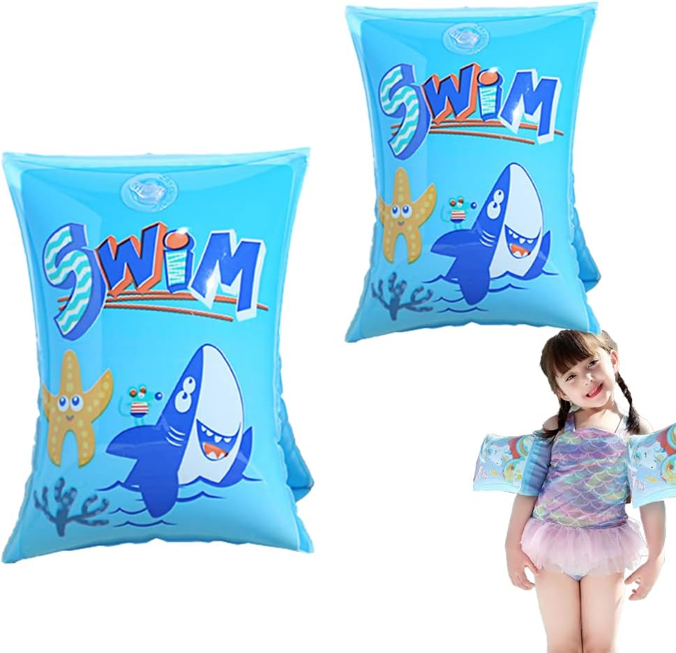 Best Children's Swimming Armbands, Special Mermaids Motif Inflatable Swim Floate...