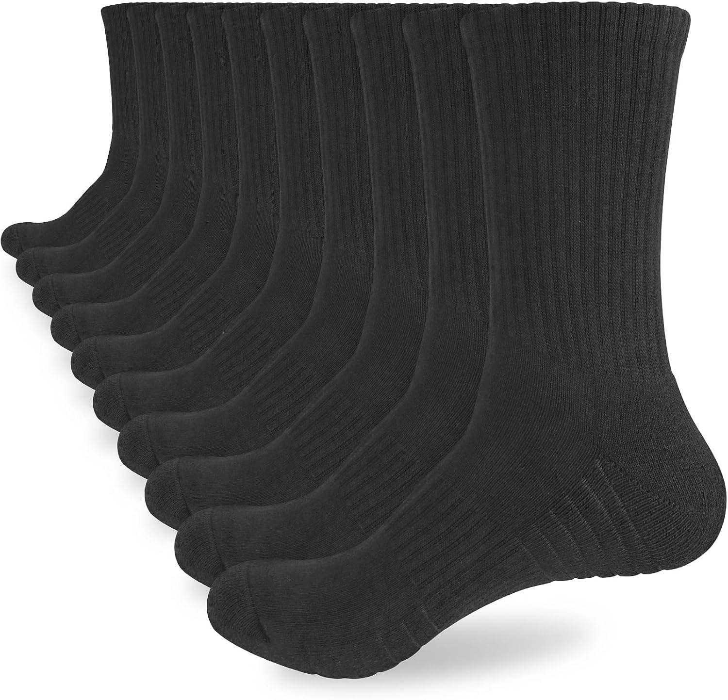 Best Cushioned Walking Work Socks, Unique Anti Blister Sports Cotton Support Soc...