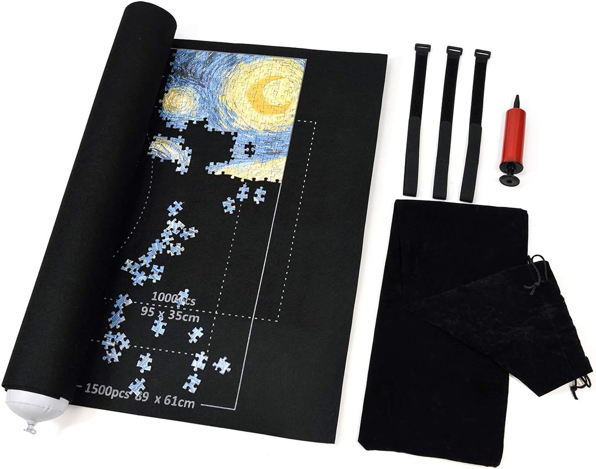 Best LUUFAN Jigsaw Puzzle Roll Up Mat, Special Puzzle Saver for Up to 1500 Piece...