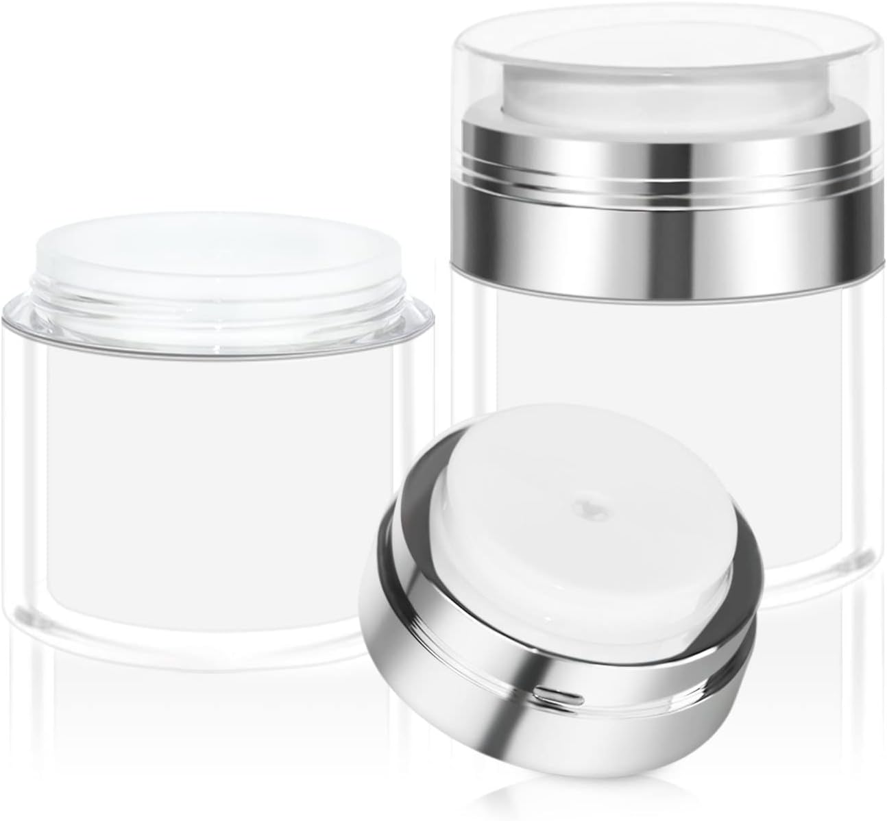 Best Ynaice Airless Pump Jar, High-Quality Moisturiser Pump Dispenser, Special T...