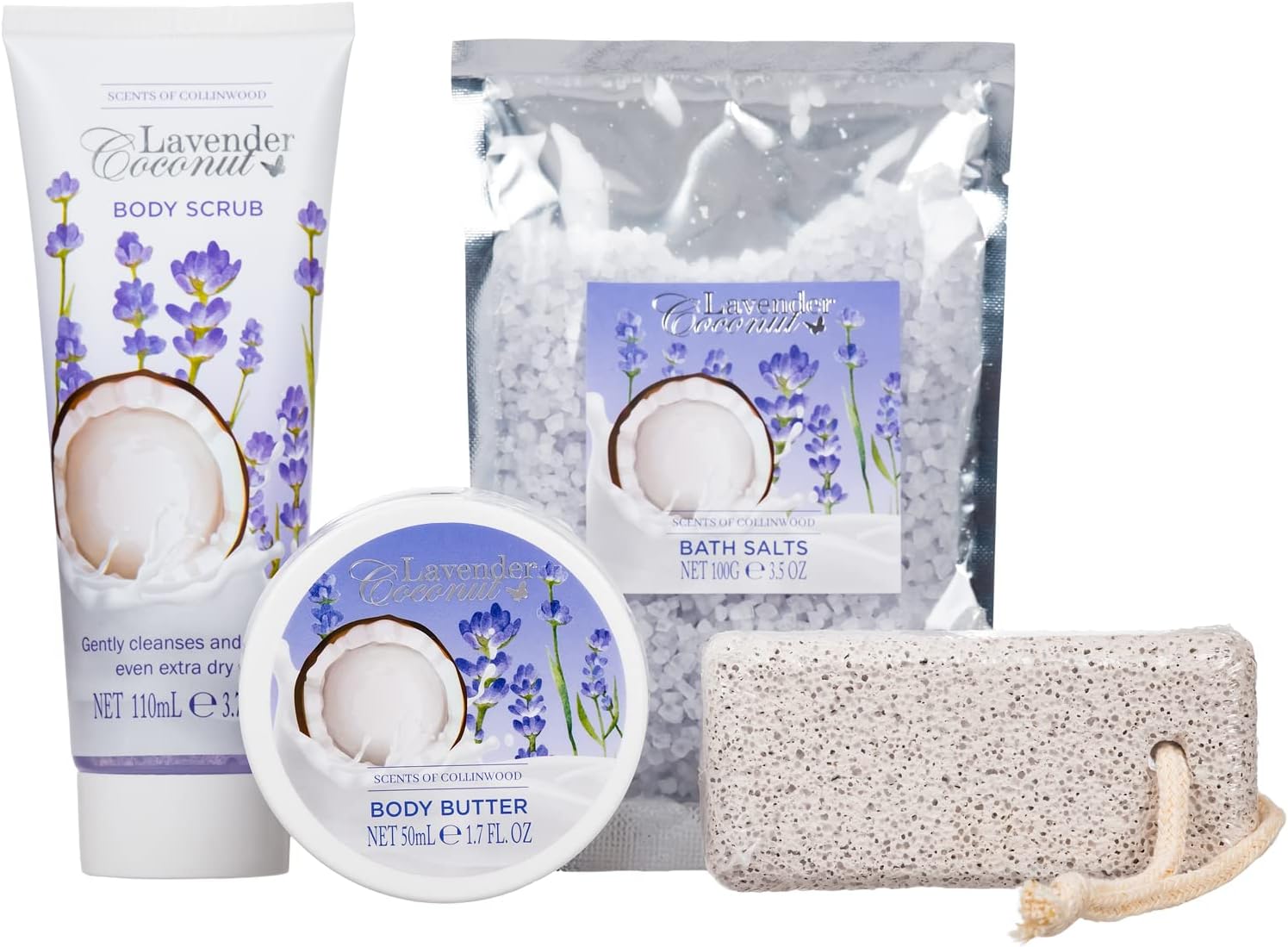Best Scents of Collinwood, Special Bath Box Set with Wonderful Lavender Coconut...