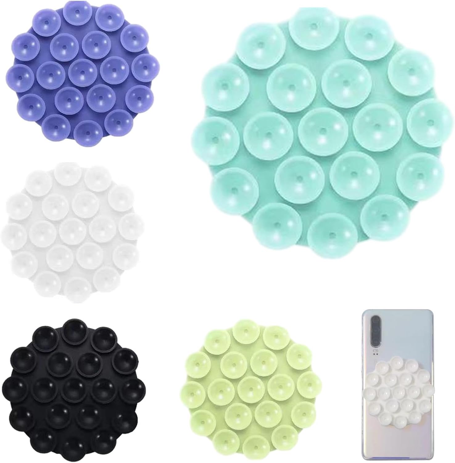 Best Lam-lord Mini Phone Holders, Special 5Pcs Silicone Suction Cup Self-Adhesiv...