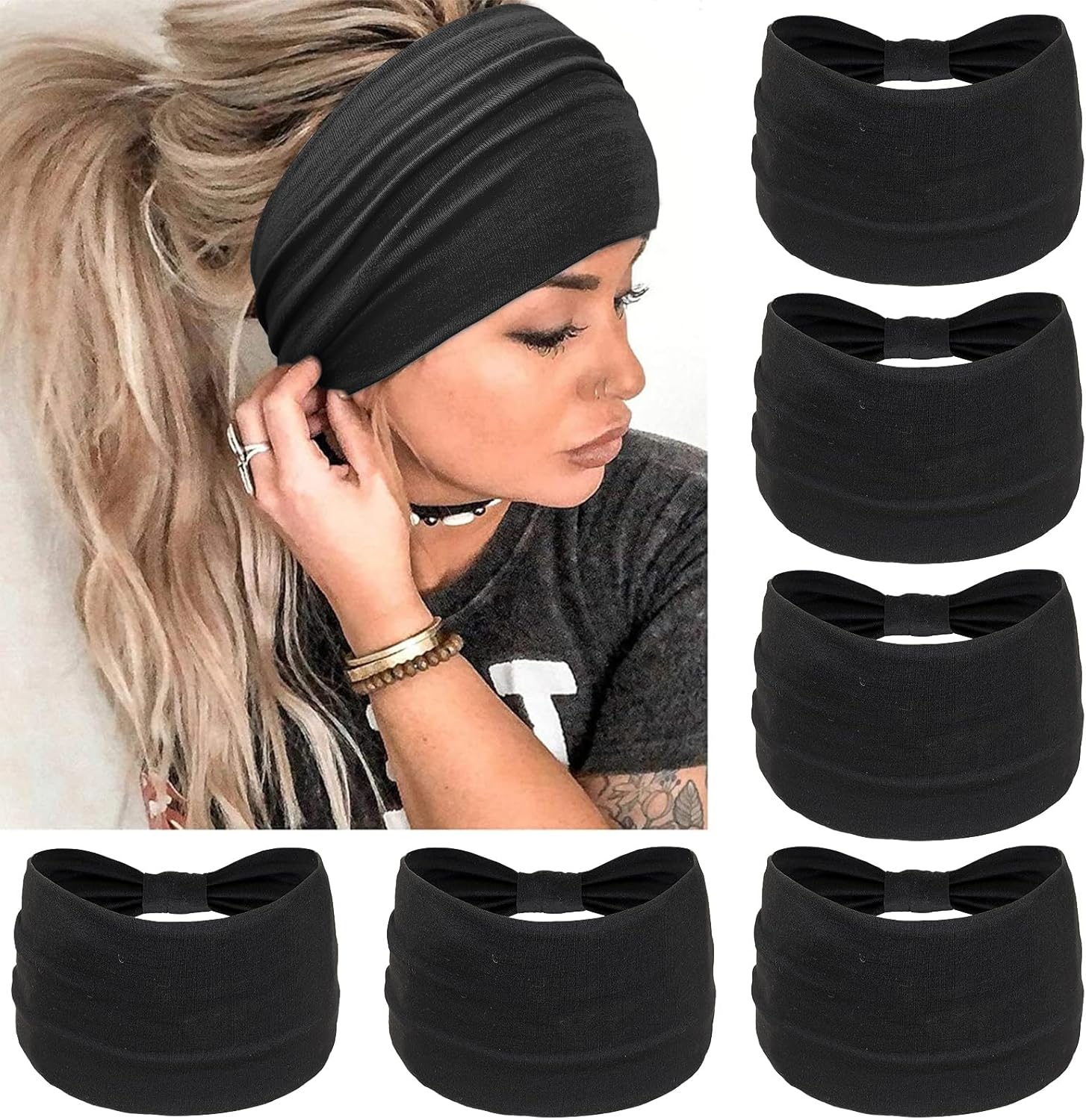 Best PROPOG Wide Headbands for Women, Special Head Bands for Women's Hair, Elast...