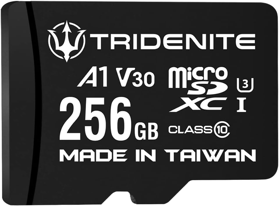High-Quality TRIDENITE 256GB Micro SD Card, Reliable MicroSDXC Memory for Ninten...