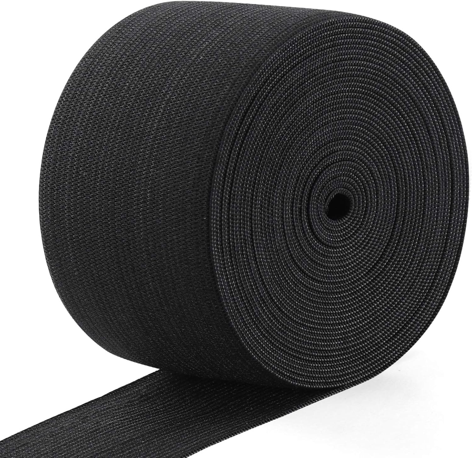 Best Quality 5 Meters Heavy Stretch Knit Elastic Band, Special Black Elastic Ban...