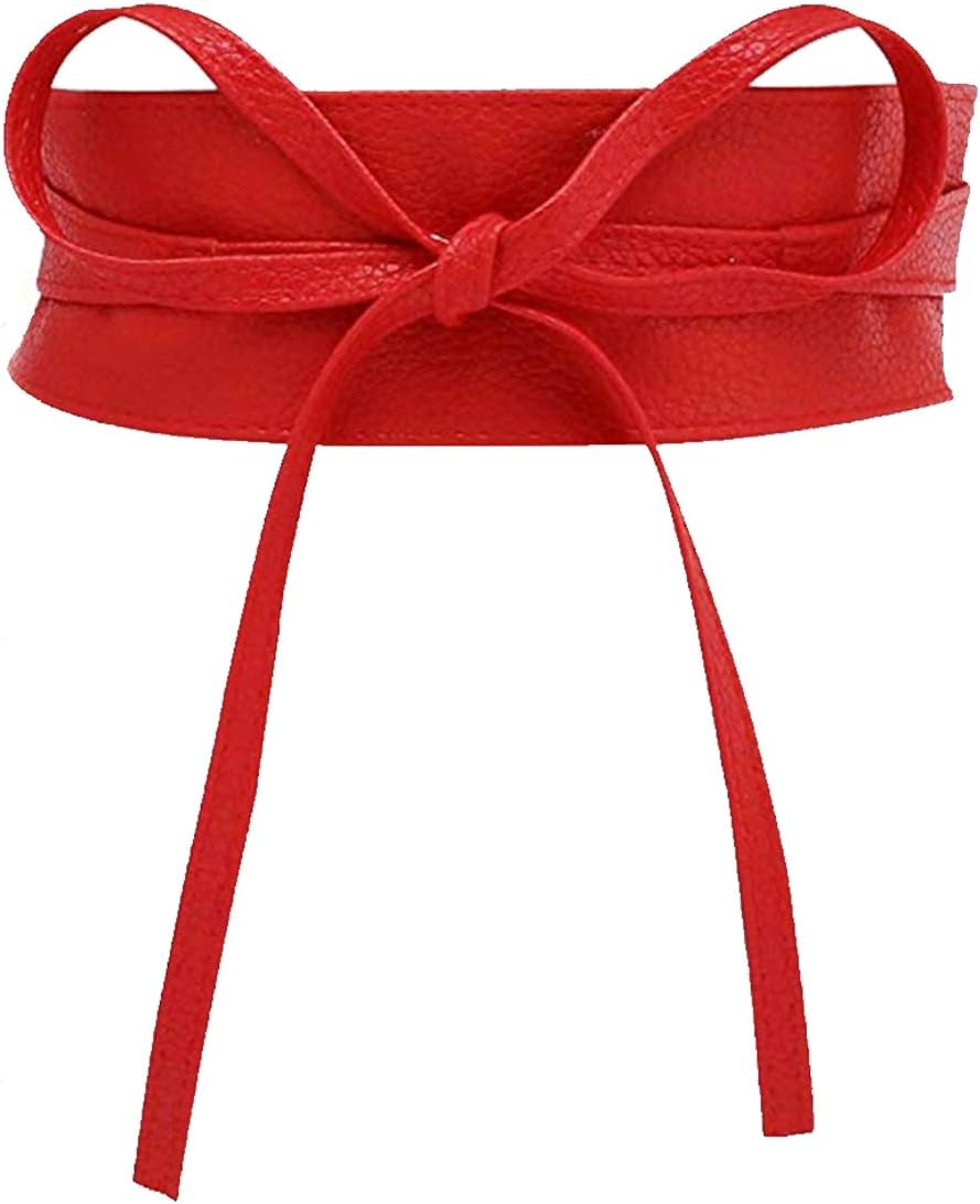 Best CHIC DIARY Faux Leather Belt, Special Fashion Women Bow Tie Waistband, Inno...