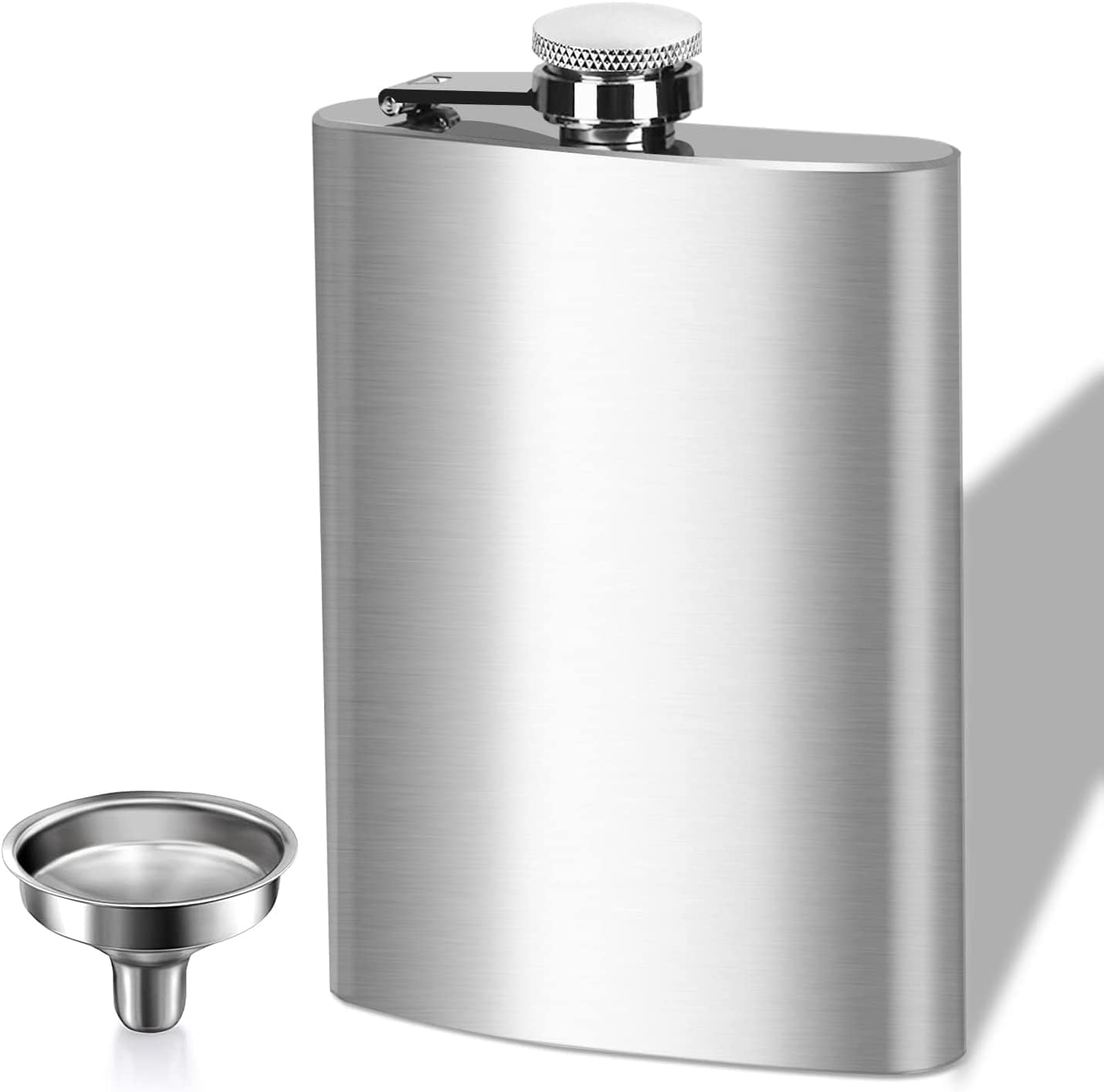 Hip Flask 4 oz, Hip Flasks for Women Men with Funnel, Portable Pocket Hip Flask...