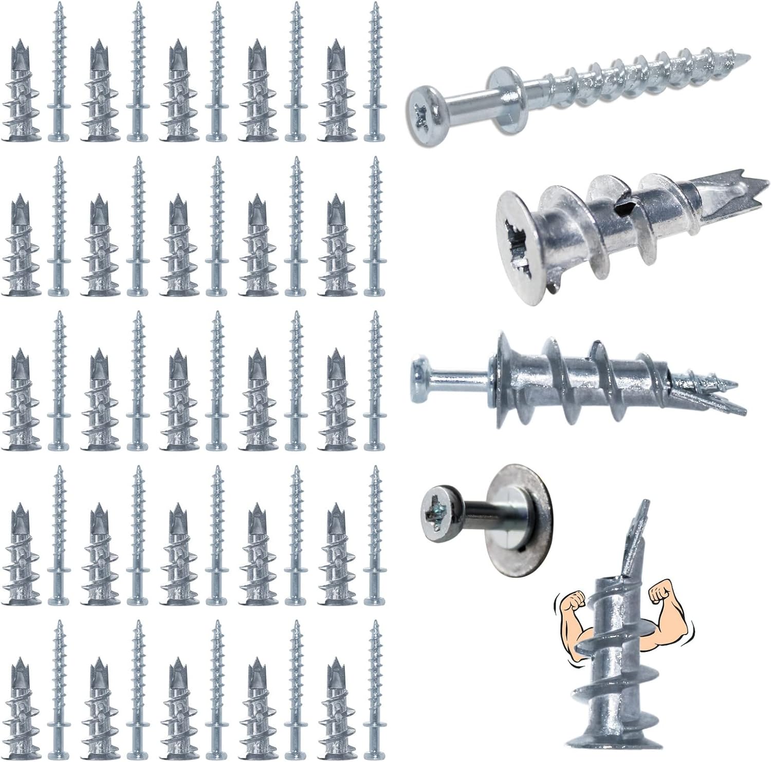 Best laffeya Bear Claw, Innovative Double Headed Screw, Special High-Quality Scr...