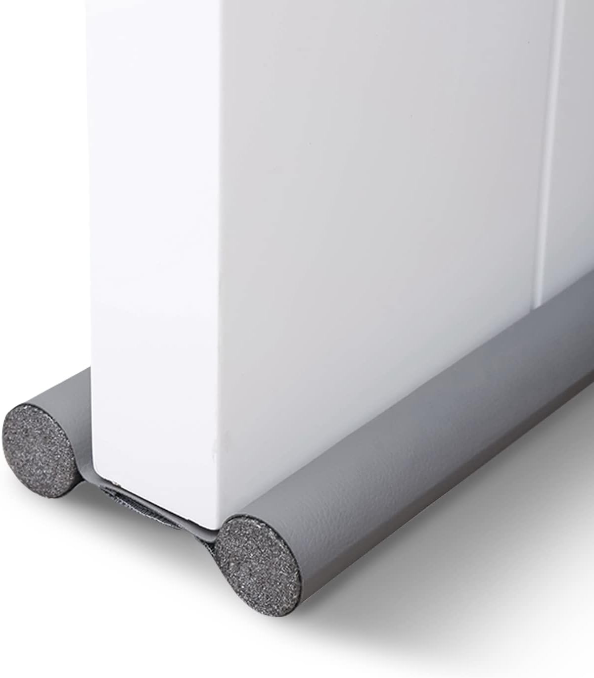 Lurowo Draft Door Stopper, Leather Double Side Under Door Bottom Seal Strip, 96c...