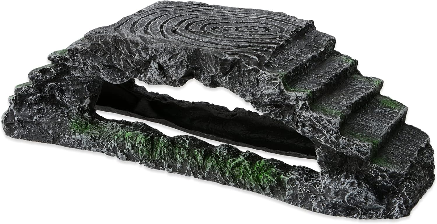 Best ANMOO Reptile Hide Shelter, High-Quality Decoration for Tortoise Habitat, I...