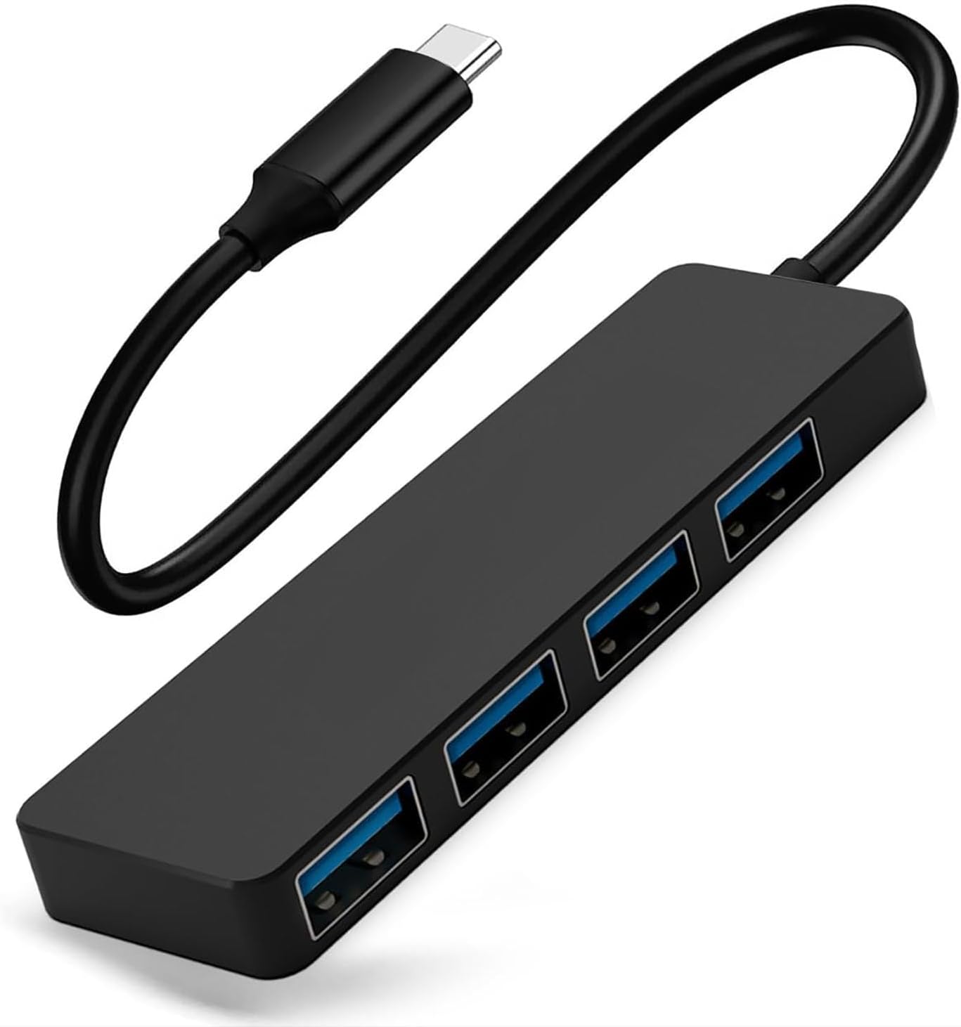 pjp electronics USB C Hub, 4 Ports USB Splitter For Laptop/PC/Macbook, USB Exten...