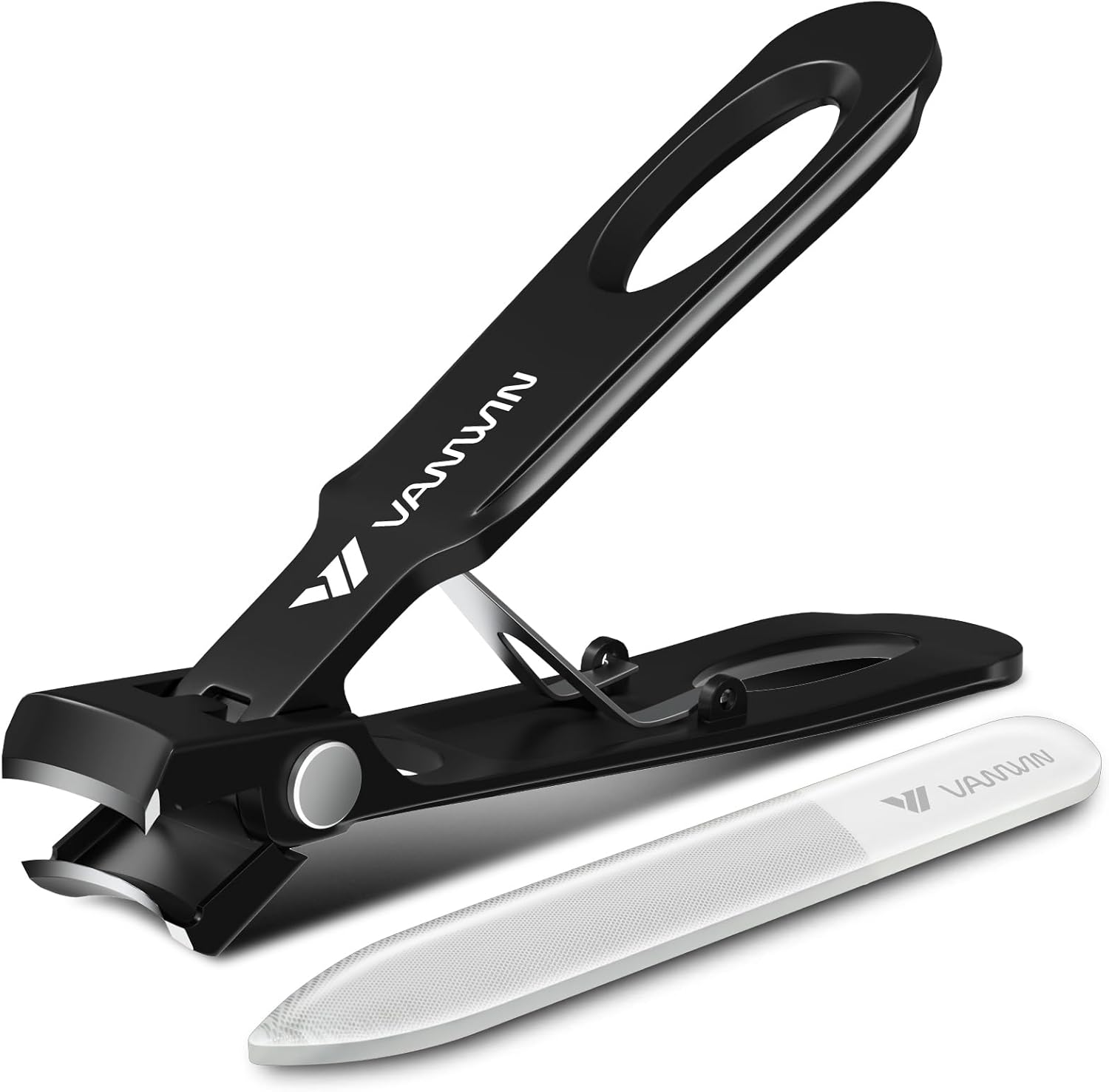 VANWIN Nail Clippers for Thick Nails, Wide Jaw Opening Toe Nail Clippers for Sen...
