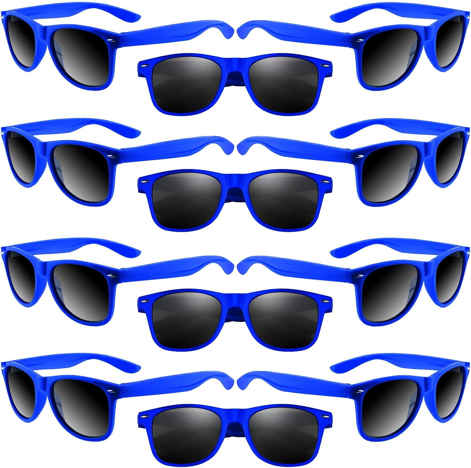 ASTARON 12 Pack Party Sunglasses Bulk Neon Party Favors for Beach Wedding Party...