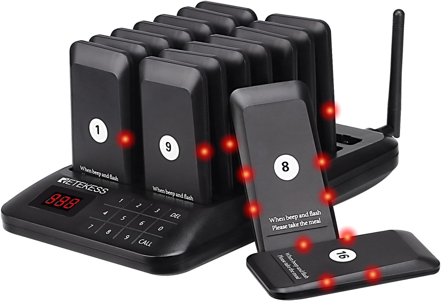 Retekess TD157 Restaurant Pager System, Wireless Calling System, Simple Basics 1...