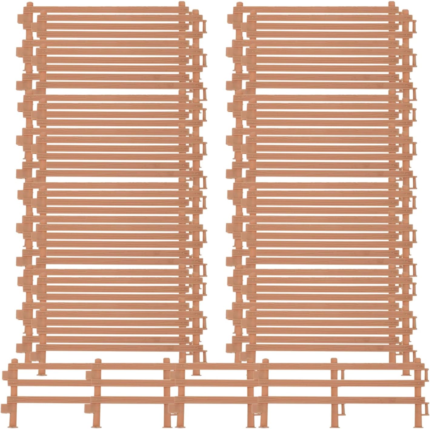 Best NC 40 Piece Plastic Fence Toy, Special Miniature Farm Picket Fence Toy, Inn...