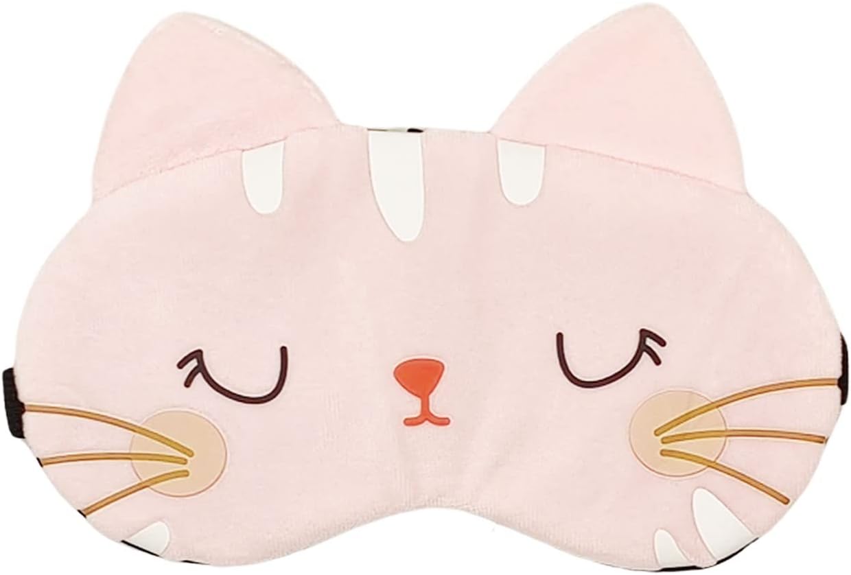 Title: "Best A7MMZGYZ-FS Pink Eye Mask, Special Cute Cat Soft Sleeping Mask, Ado...