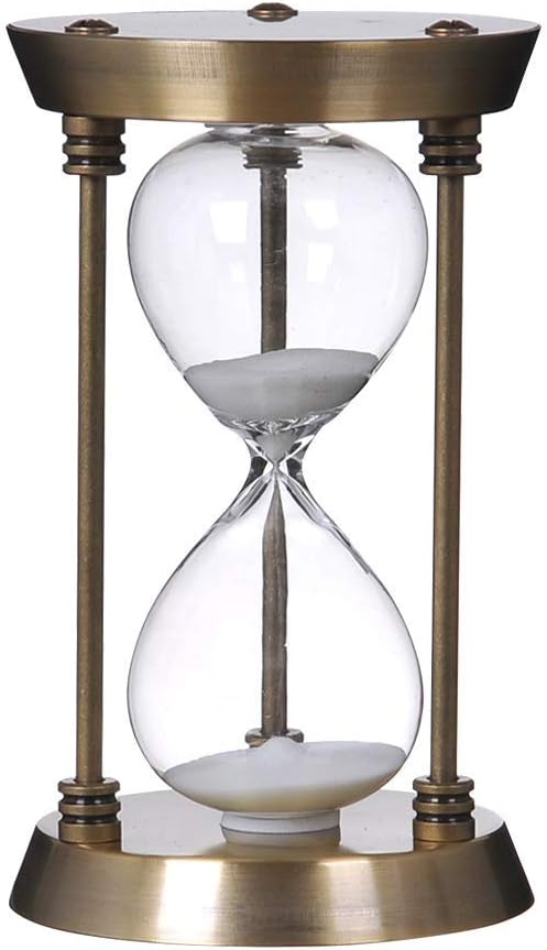 Best Bellaware 60 Minute Metal Hourglass Sand Timer, Special Decorative Sand Clo...