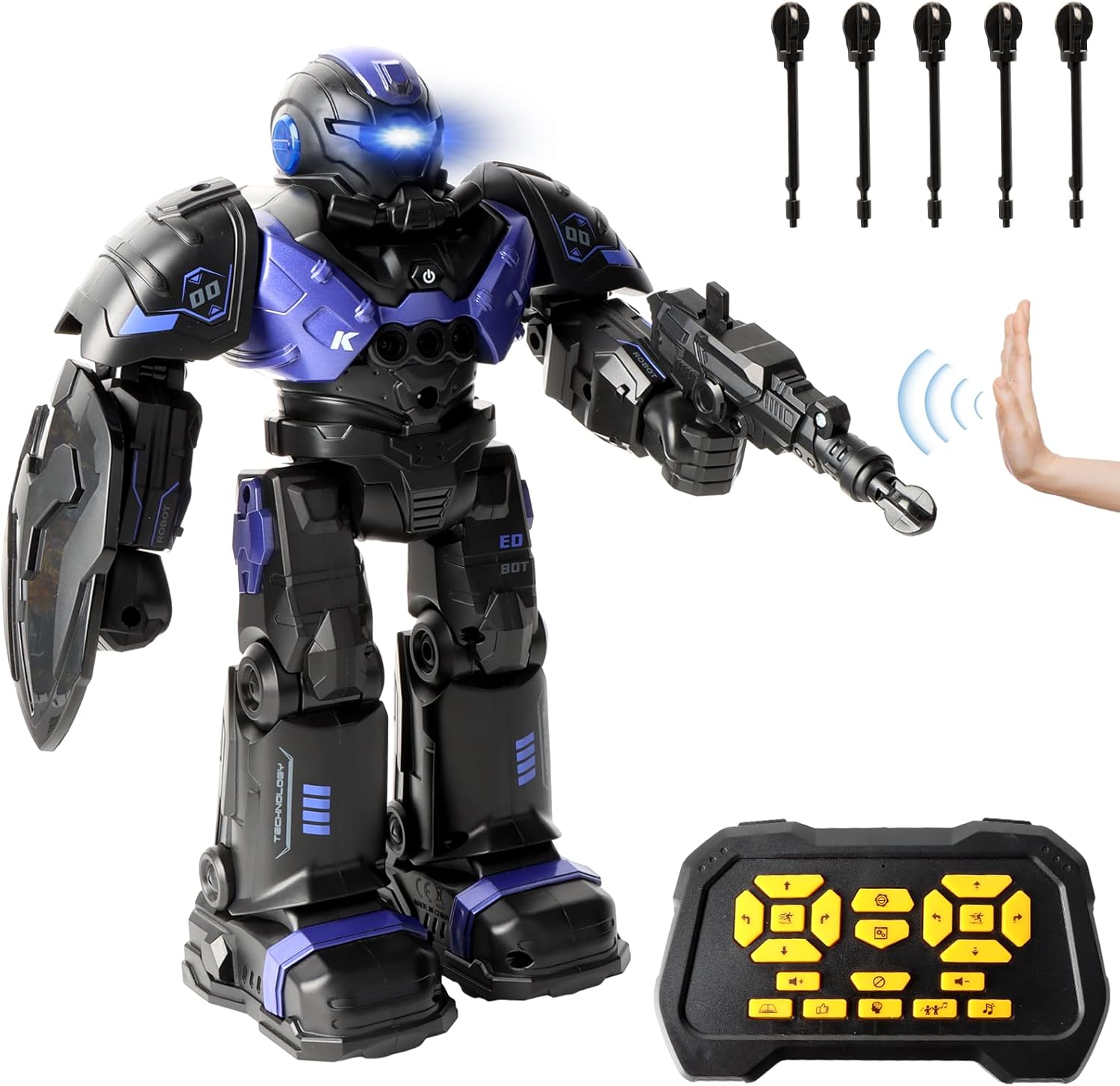 Exsivemy Remote Control Robot for Kids 8-12, Gesture Sensing Robot Toys for Boys...