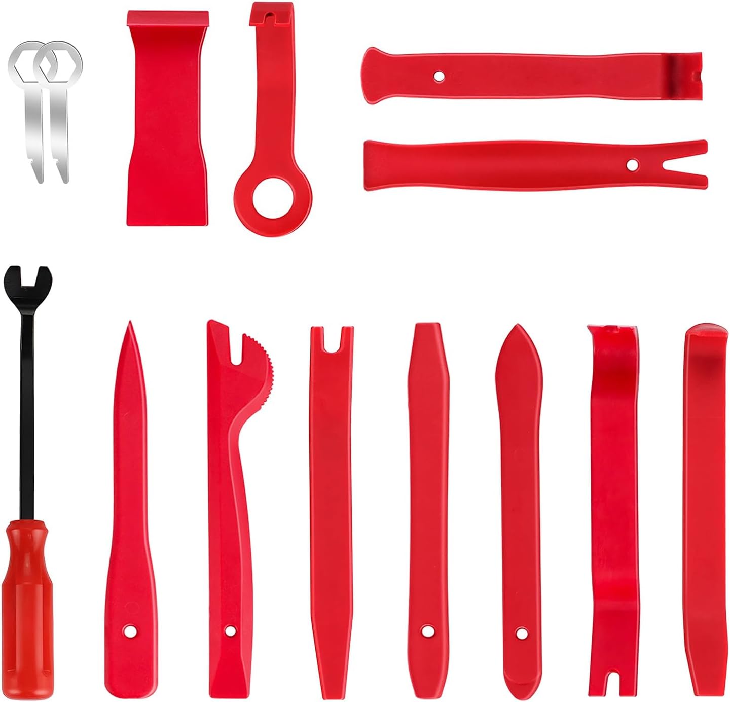Car Trim Removal Tool Kit, 14Pcs Car Door Audio Panel Trim Removal Set, Car Upho...
