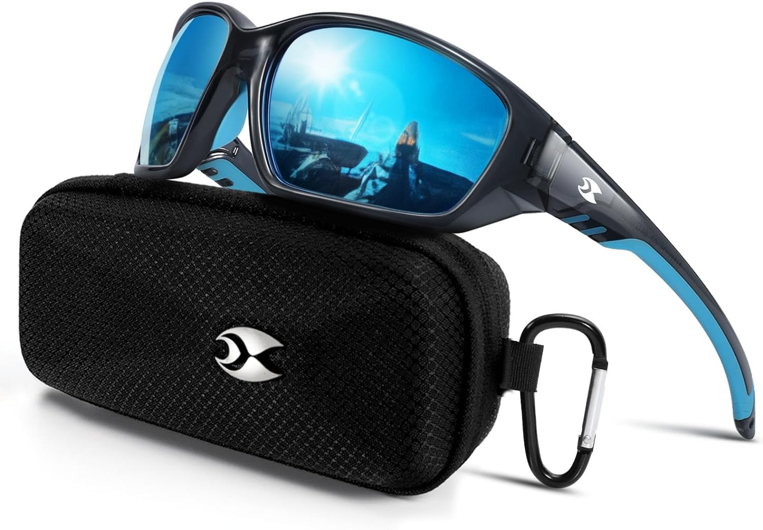 Sports Polarized Sunglasses for Men: Womens UV400 Protection Sun Glasses Wrap Ar...