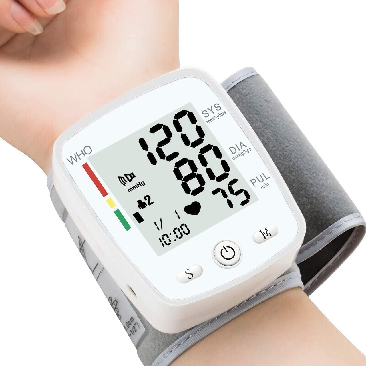 Best Adjustable Wrist Blood Pressure Cuff, High-Quality Blood Pressure Monitor f...