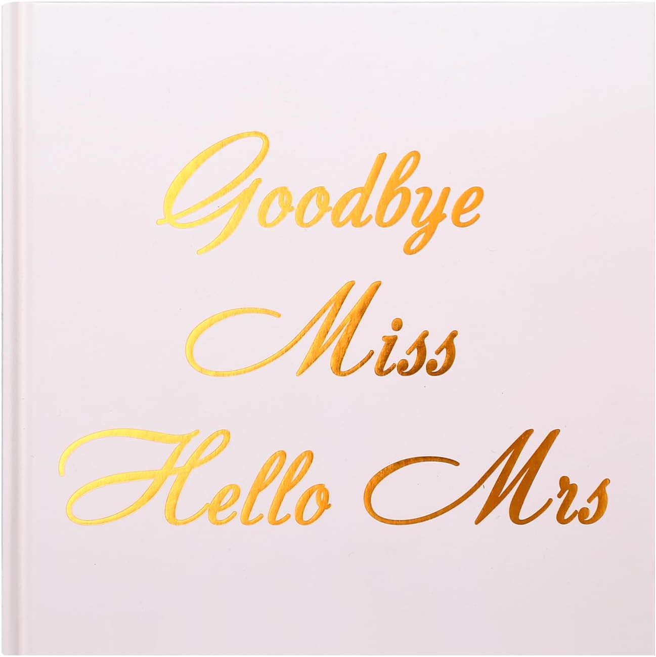 Best Naler Guestbook, Special Hardbacked Pink and Rose Gold Foiled Advice Book,...