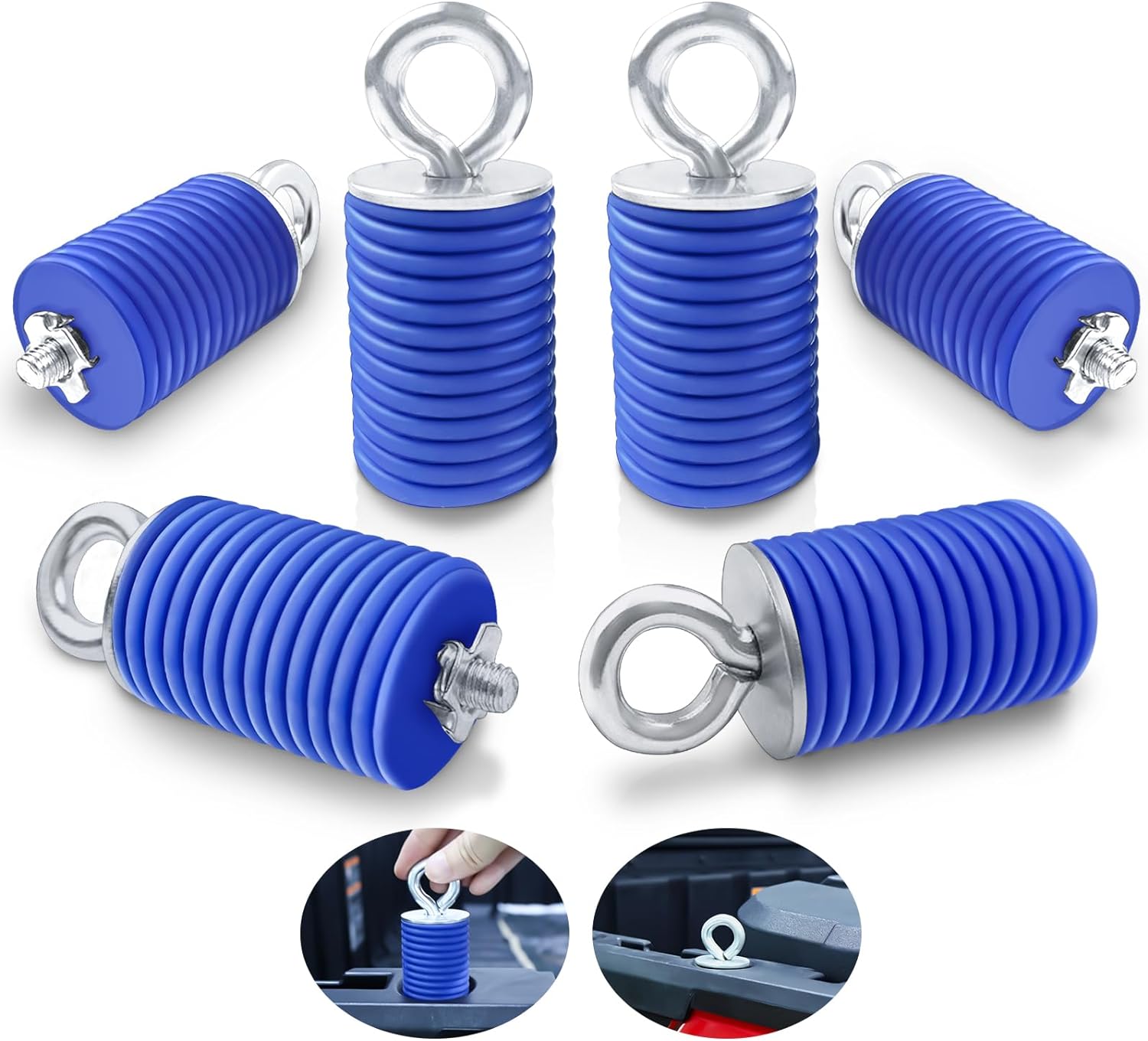 StarknightMT Ranger Tie Down Anchors,UTV Lock and Ride 2" Bed Anchor Compatible...