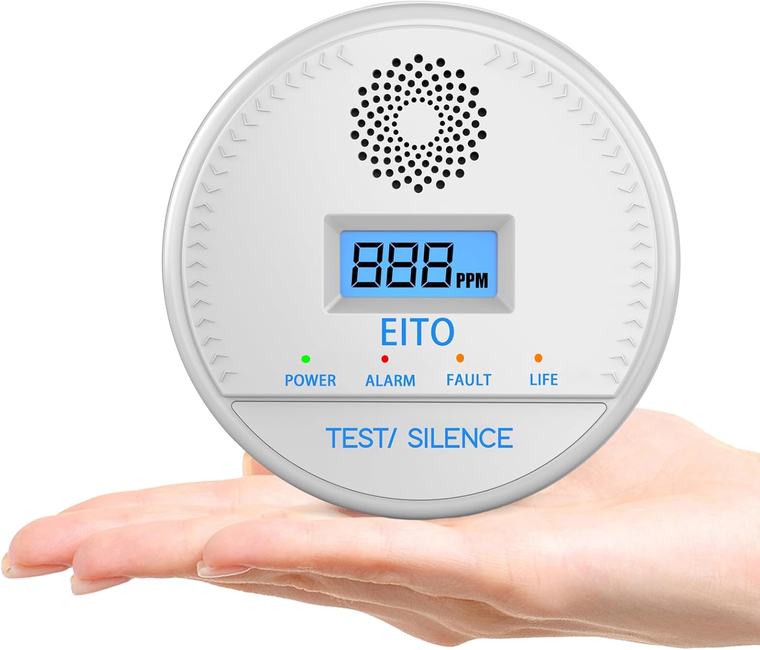 EITO Carbon Monoxide Detector,Carbon Monoxide Alarm, CO Detector With LED Displa...