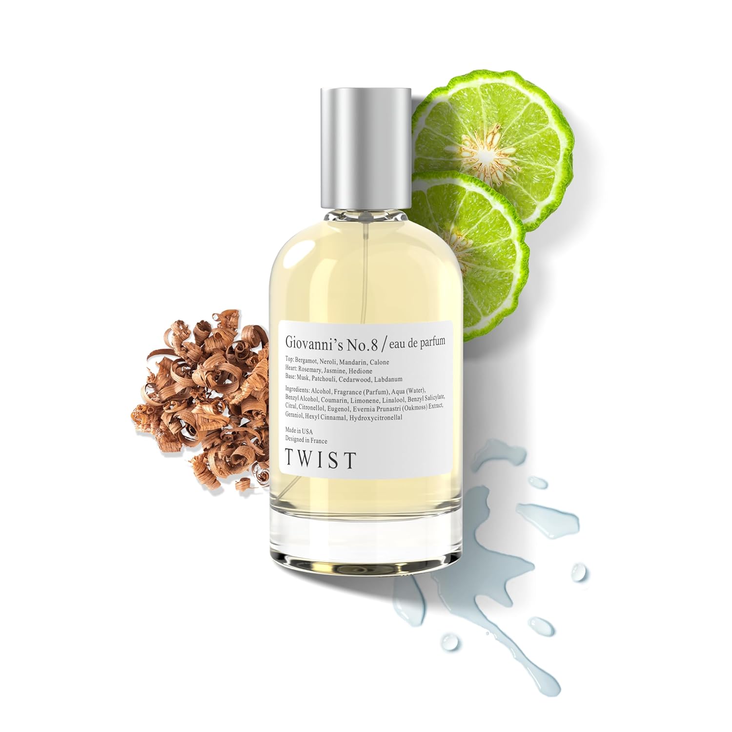 Twist - Giovanni’s No. 8 - Eau De Parfum Inspired by Acqua Di Gio, Long-Lasting...