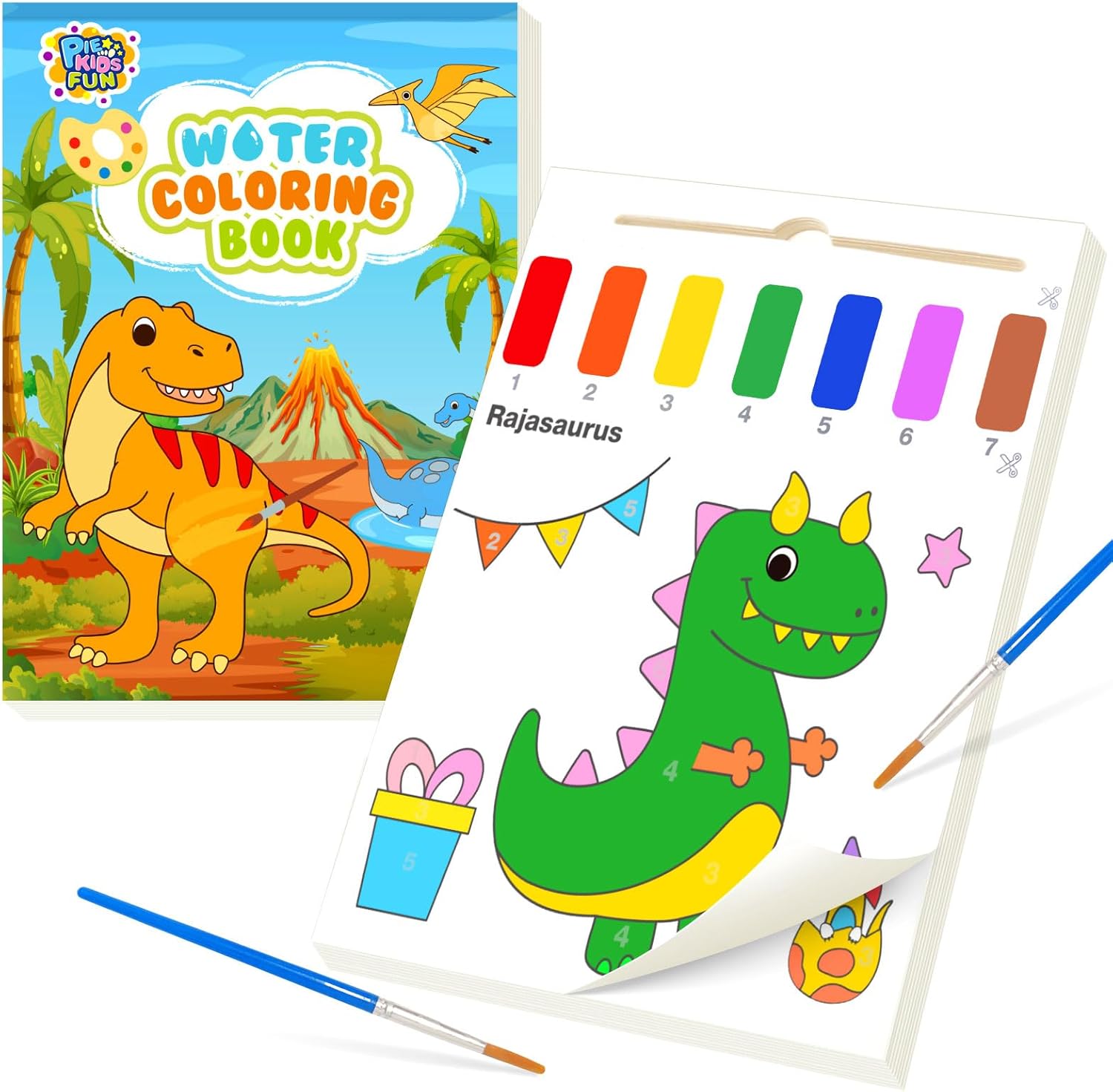 PIEKIDSFUN Water Painting Books for Kids, Water Colouring Books for Children, Wa...