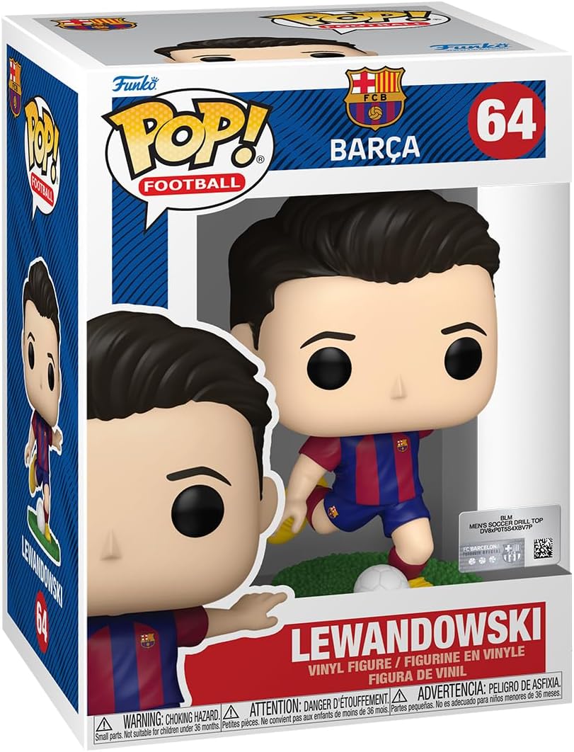 Funko POP! Football: Barcelona - Robert Lewandowski - Barcelona FC - Collectable...