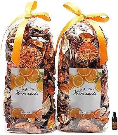 Best Qingbei Rina Orange Potpourri, Special Orange Scented Potpourri Dried Flowe...