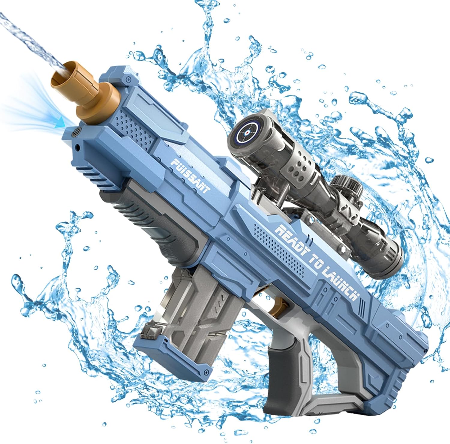 Electric Water Gun, Water Gun with Water Absorptio...