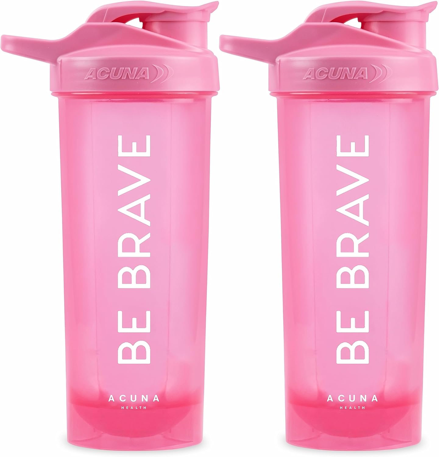 Best ACUNA BE BRAVE Shaker Bottle, Special Protein Shaker for Gym Training Worko...