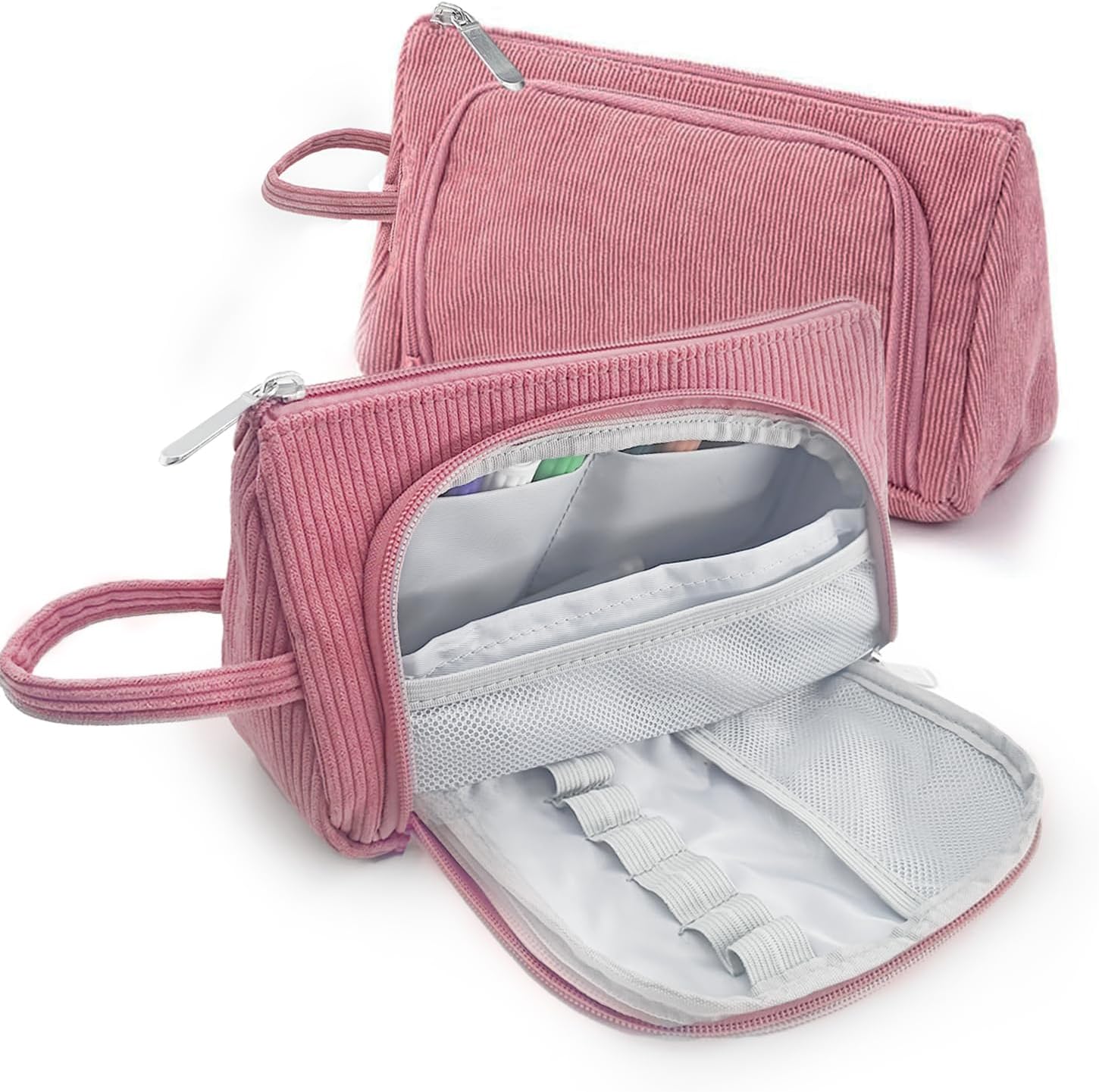 YAGE Pencil Case Large Capacity Super Large Zipper Pencil Case Smooth Pen Case 3...