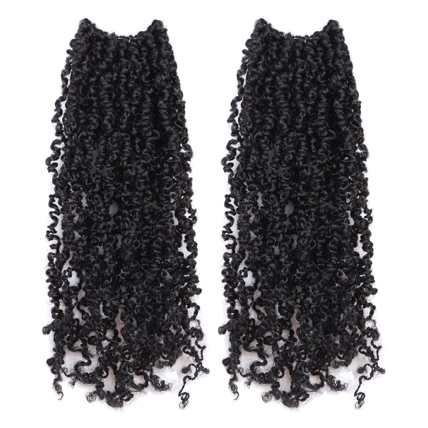 Toyotress Yanky Twist Crochet Hair - 12 Inch 2 Packs (30 Strands/Pcs) Pre-twiste...