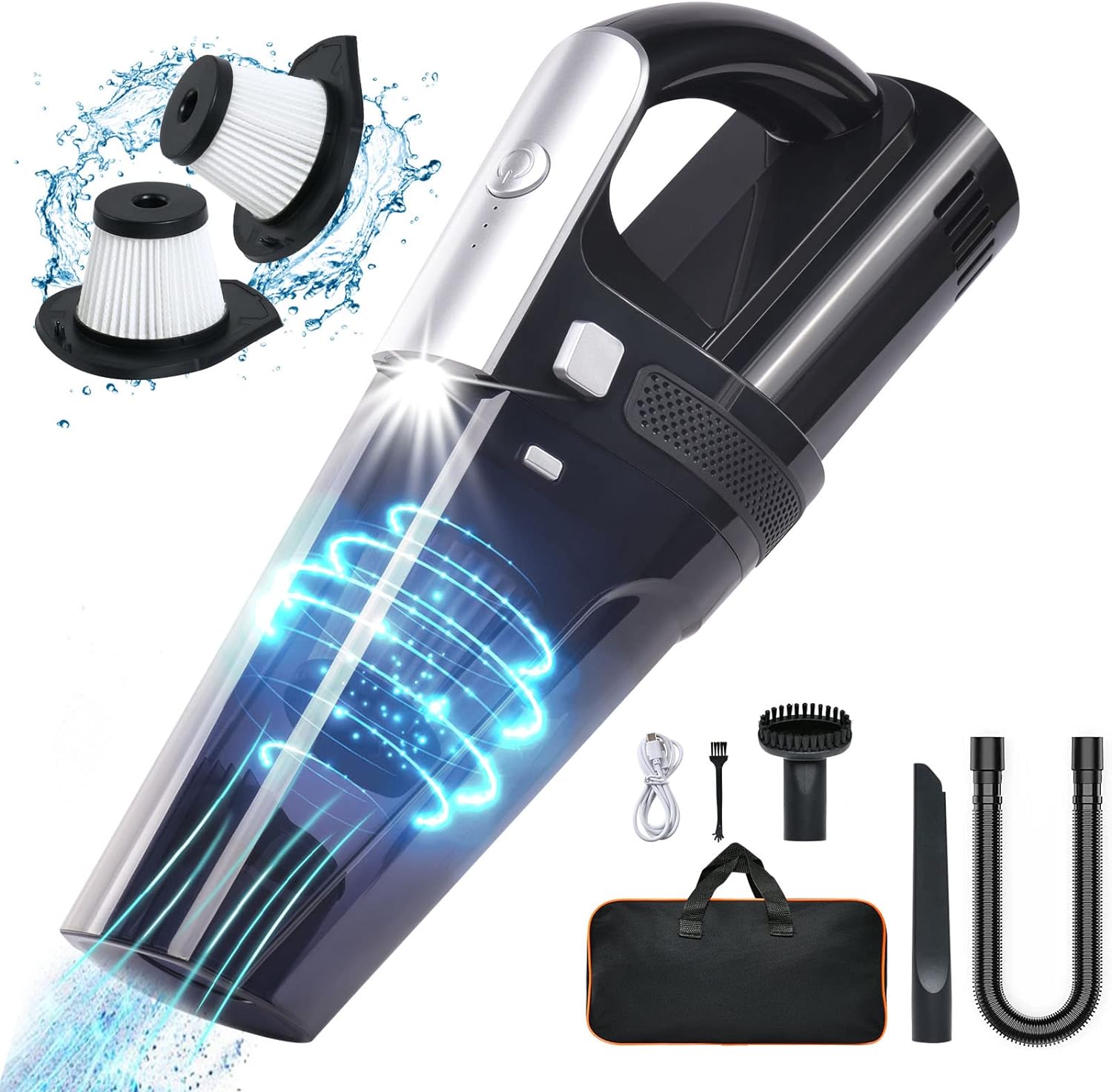 URAQT Handheld Vacuum Cordless, Portable 10000Pa S...