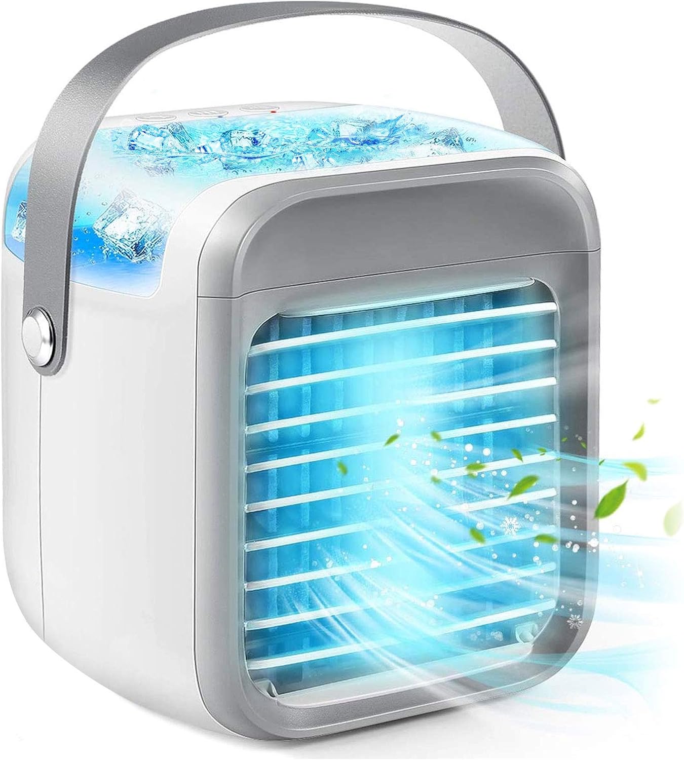Portable Air Cooler, Personal Mini Air Conditioner, 3 in 1 Mini Evaporative Cond...