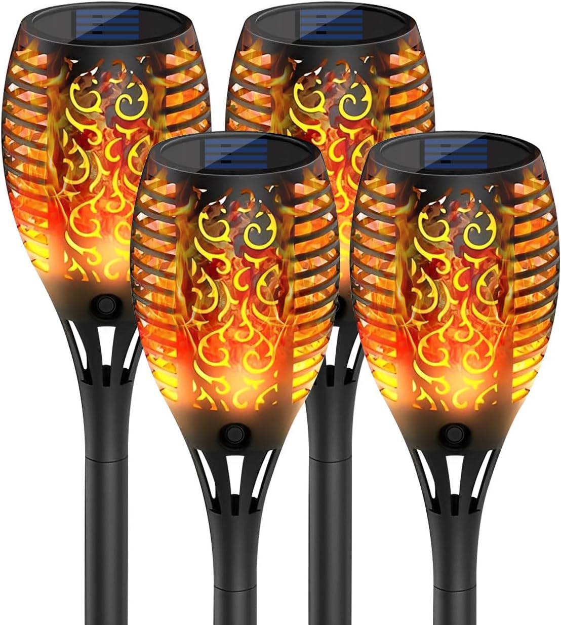 Lulizar Solar Light Outdoor Garden 33LED, Solar Flickering Dancing Flame Lights...