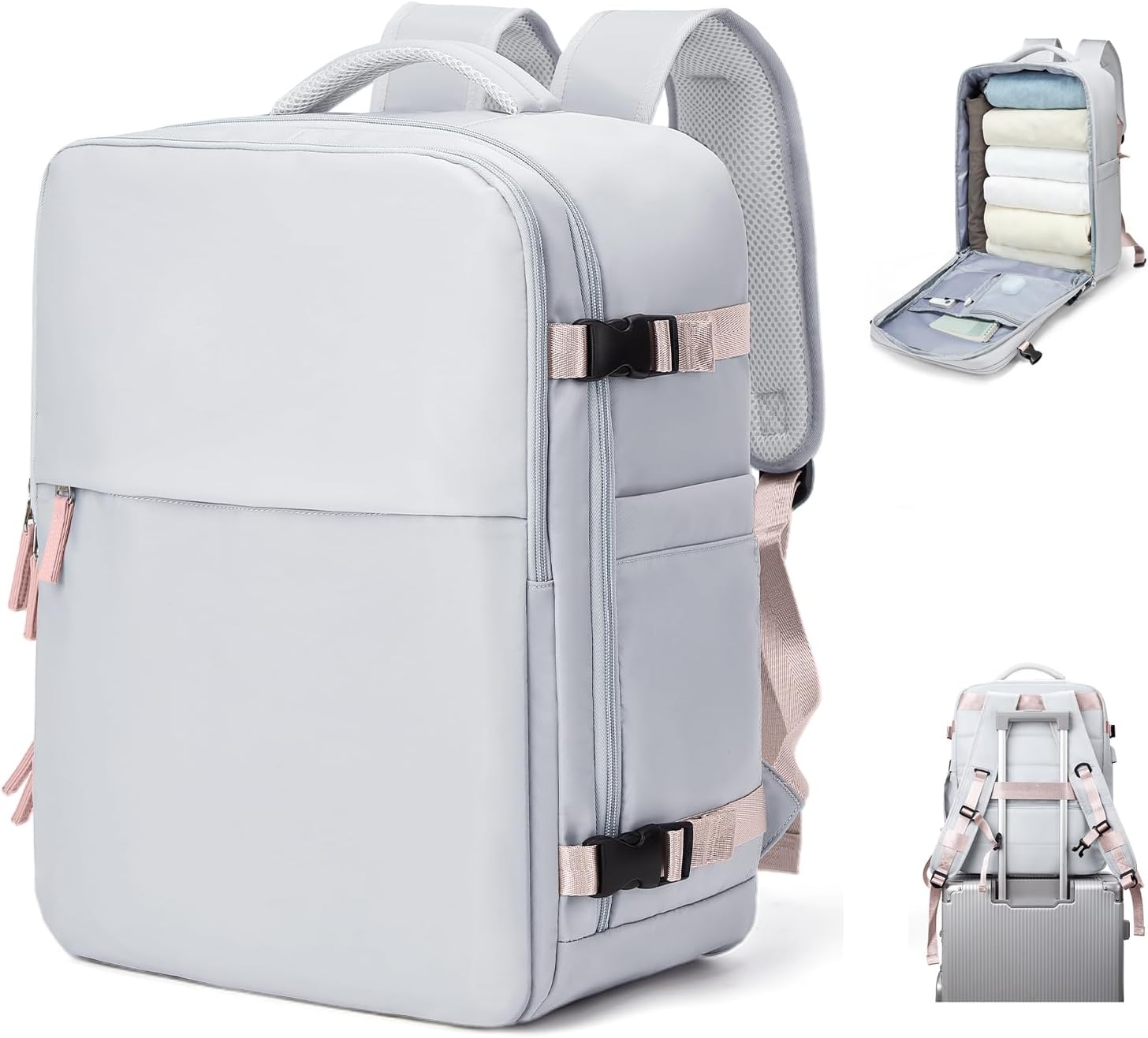 SZSYCN Cabin Bags 40×20×25 for Ryanair Underseat Carry-ons Bag,Women Travel Back...