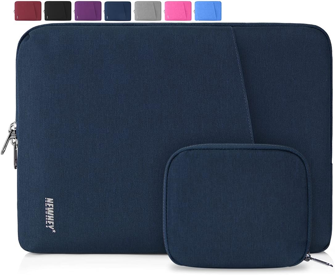 NEWHEY Laptop Sleeve Case 13-14 Inch Water Repellent Laptop Cover Bag Shock Resi...
