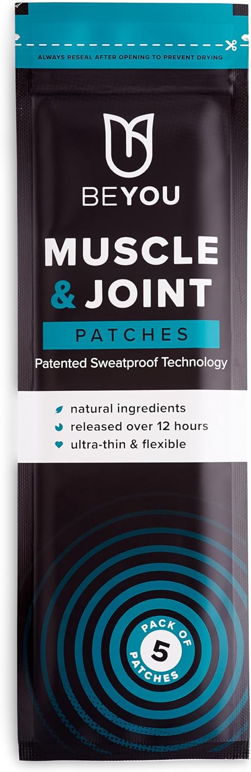 BeYou Muscle and Joint Pain Relief Patches - Back Pain, Sciatica, Arthritis, Kne...