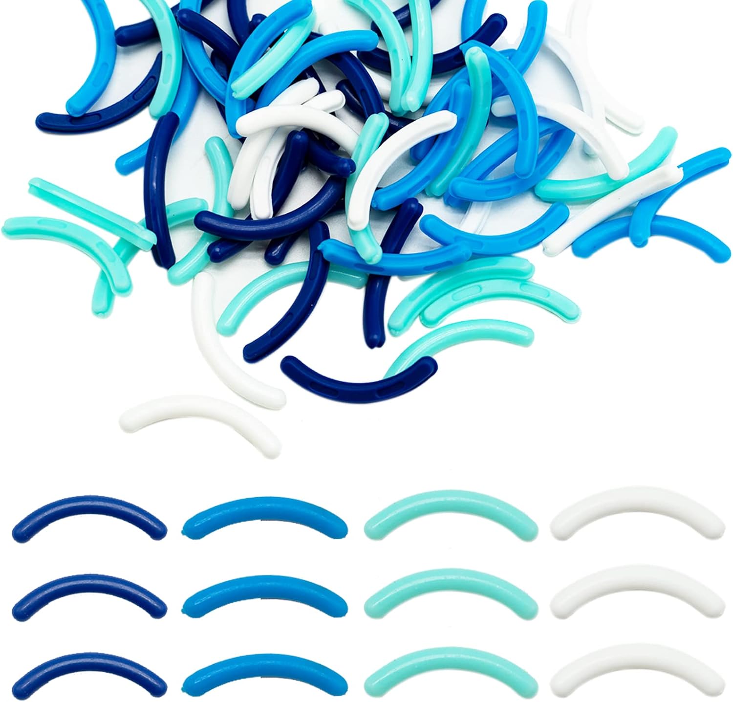 80 Pieces Eyelash Curler Refills Pads Soft Curler Replacement Refills Pads for U...