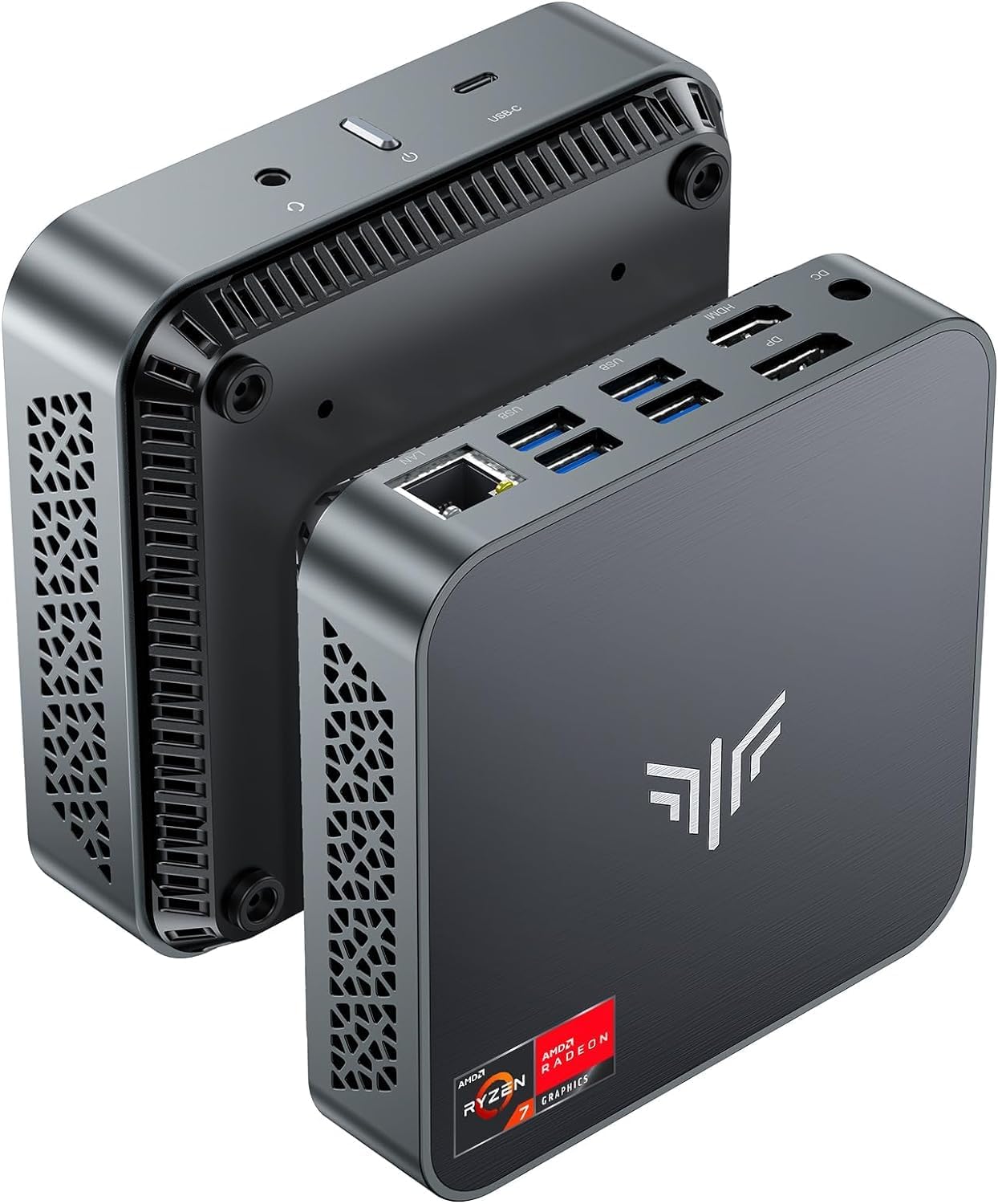 NiPoGi Mini PC AMD Ryzen 7 5700U (up to 4.3GHz, 8C...