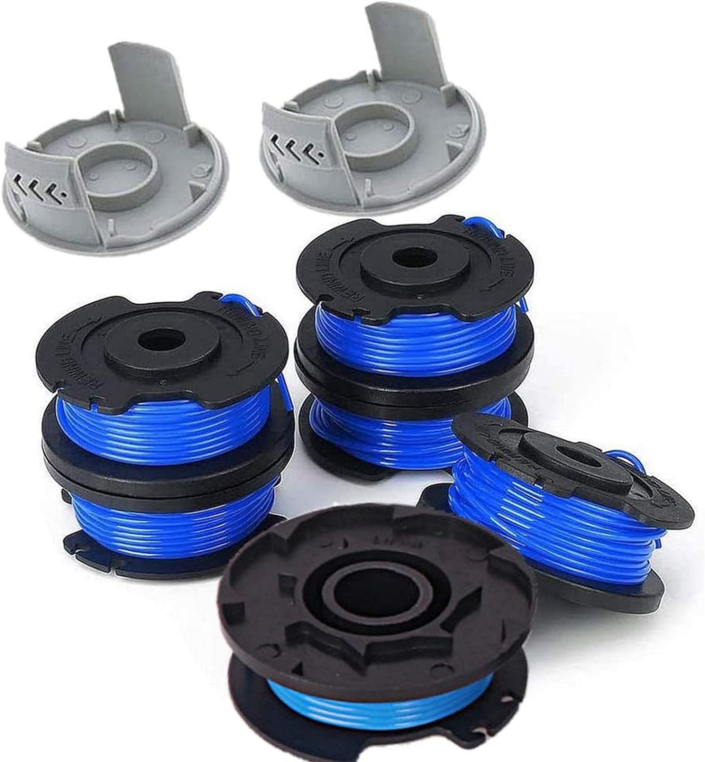 TURMIN Strimmer Spool Compatible with Ryobi One+AC14RL3A, 8 Pack Autofeed Strimm...