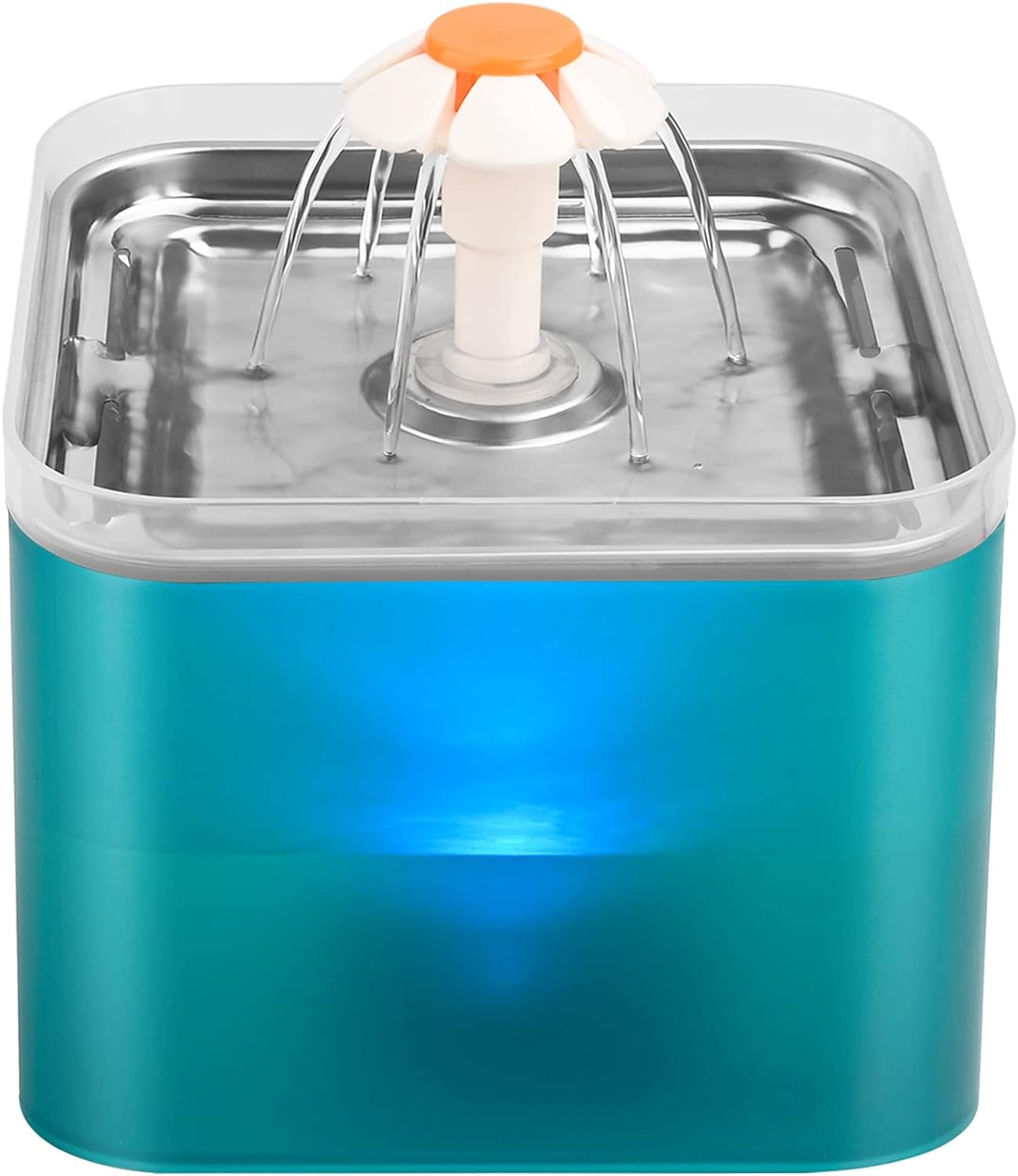 AONBOY Cat Water Fountain Stainless Steel, Ultra S...